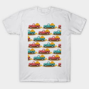 Pumpkin Truck Pattern T-Shirt